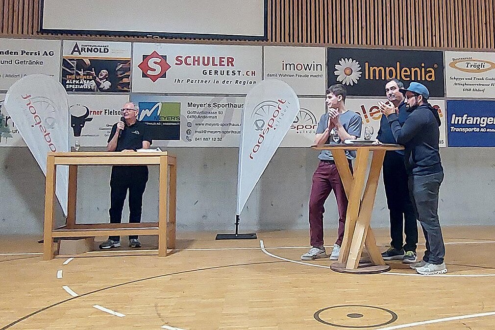 Rede von Vereinspräsident Ruedi Huber